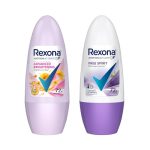 Rexona Roll-On Deodorant | Advanced Brightening + Free Spirit Motion Activated Deo for Women | up to 72Hr odour protection | 45 ML each