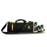 Lifelong 30 L Duffle Bag | Gym Bags for Men & Women | Adjustable Shoulder Bag | Duffle Gym Bag | Water Resistant | Sports & Travel Bag with Shoe Compartment & Side Pocket (Black & Yellow)