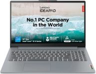 Lenovo IdeaPad Slim 3 Intel Core i5 12th Gen 12450H – (8 GB/512 GB SSD/Windows 11 Home) 15IAH8 Thin and Light Laptop(15.6 Inch, Arctic Grey, 1.62 Kg, With MS Office)