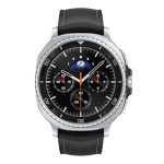 Samsung Galaxy Watch8 Classic (46mm LTE, Black) with 3nm Processor | Dual GPS | Sapphire Glass & Stainless Steel | 5ATM & IP68 | BP, ECG, IHRN & Vascular Load Monitoring | Anti-oxidant Index
