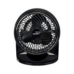 V-Guard Spinny Pro 180 mm Table & Wall Fan | 2100 RPM High-Speed Motor | 353 CFM Airflow | 3 Speed Settings | 90° Adjustable Tilt | Energy-Efficient 30 W | Durable ABS Build | Black