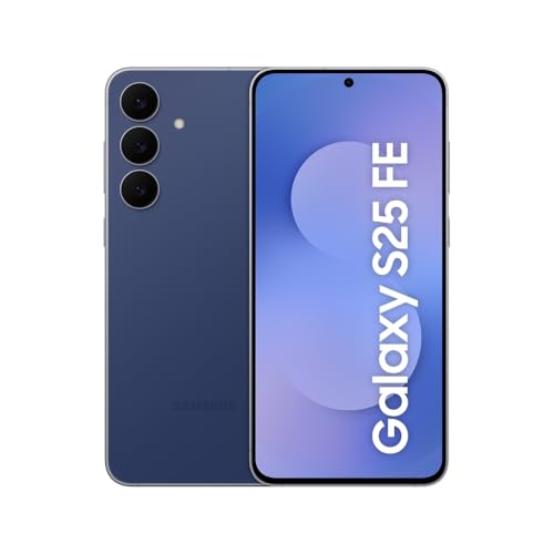 Samsung Galaxy S25 FE 5G Smartphone with Galaxy AI (Navy, 8GB RAM, 512GB Storage), 12MP Front Camera, ProVisual Engine, Long Battery Life