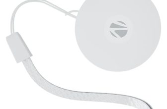 Zebronics One Tag, Worldwide Tracking Device for iOS, Apple Find My, Upto 1 Year Battery, BT v5.3, Anti-Lost & Loud 80dB Alert, No SIM Needed, MFi Certified, for Keys, Wallets, Luggage, Gadgets, etc.