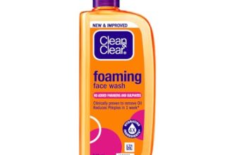 Clean & Clear Foaming Facewash for Oily Skin, Brown, 240ml