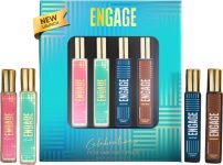Engage Celebrations Perfume Gift Pack for Men & Women 25ml x4, Long Lasting, Gift Set Perfume  –  100 ml(For Men & Women)