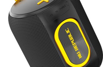 Nu Republic Sonicpop 2000 Wireless 16W output, in-built mic, 66mm Dynamic Driver, RGB Lights 16 W Bluetooth Speaker(Black, Stereo Channel)