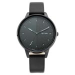 Titan Ladies Workwear Quartz Analog Precision Simplicity Gradient Black Dial Black Leather Strap Watch for Women – NT2648NL01