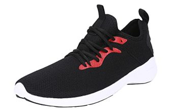 Puma Mens Corode Puma Black-High Risk Red Running Shoe – 10 UK (37310101)
