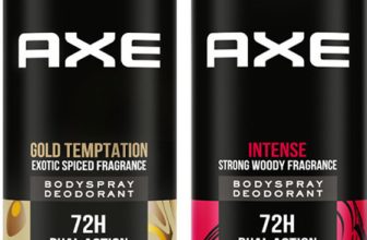 AXE Gold Temptation and Intense Deodorant Spray  –  For Men(430 ml, Pack of 2)