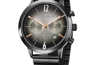 Giordano Analog Chronograph Watch for Men – Stainless Steel Case & Strap| Modern Casual & Formal Wristwatch with Date