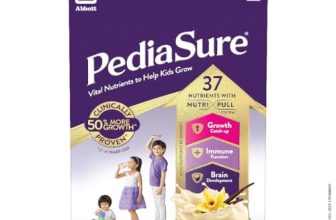 Pediasure Nutritional Drink Powder, Vanilla, Scientifically Designed Nutrition for Supporting Kids Growth 375 gm