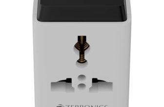Zebronics 3 Pin Multiplug Travel Adapter With Universal Socket | 1440 Watts | 6 Amps | Compact & Durable Converter Plug for Travel, Home & Office Use (Power Plug 31)