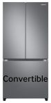 Samsung 550 L, Convertible, Digital Inverter, Frost Free French Door Refrigerator (RF57A5032S9/TL, Silver, Refined Inox)