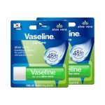 Vaseline Lip Care Aloe Vera Lip Balm Stick 4.8g (Pack of 2)
