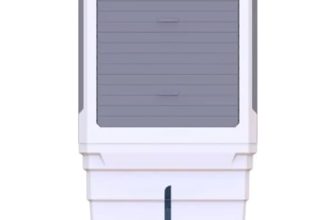 Bajaj DMH 85X 85L Desert Air Cooler | High Air Delivery with Turbo Fan Technology | 3-Side Honeycomb Cooling & 4-Way Swing | Inverter Compatible | 1 Year Warranty【White】