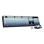 Zebronics Wireless Keyboard & Mouse Combo, 104 UV-Printed Keys, ₹ Key, 12 Multimedia Keys, Retractable Stand, 4 Button Mouse, 1600 DPI, High Precision, USB Nano Receiver (Companion 304, Green)