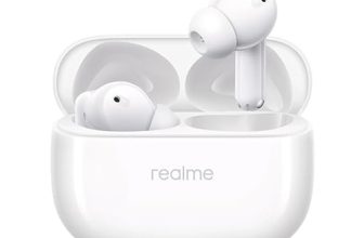 realme Buds T310 Truly Wireless in Ear Earbuds with 46dB Hybrid ANC, 360° Spatial Audio, 12.4mm Dynamic Bass Driver, Upto 40Hrs Battery and Fast Charging (Agile White)