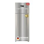Bosch 269L, 2 Star, Frost Free Double Door Refrigerator | XL Fridge Space | Easy Touch UI Panel | Super fast Cooling and Freezing | 18 Hrs Cooling Retention (CTN29S02NI, Shiny Silver)