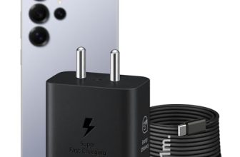 KARWAN 45W Super Fast Charger Adapter with Cable [2Yrs Warranty] Compatible with Samsung Galaxy S/A/M/F/Z Series,S26/S25/S24/S23/S22/S21/Fe/Plus/Edge/Ultra/Flip/Fold & More,USB-C BIS Certified Charger