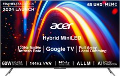 Acer 163.9 cm (65 inch) Ultra HD (4K) Mini LED Smart Google TV(AR65UDMGR2885AT)