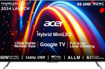 Acer 163.9 cm (65 inch) Ultra HD (4K) Mini LED Smart Google TV(AR65UDMGR2885AT)