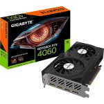 GIGABYTE NVIDIA GeForce RTX 4060 WINDFORCE OC Graphics Card – 8GB GDDR6, 128-bit, PCI-E 4.0, 2475MHz Core Clock, 2X DP 1.4, 2X HDMI 2.1a, NVIDIA DLSS 3 – GV-N4060WF2OC-8GD