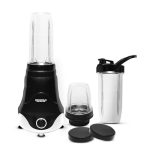 Maharaja Whiteline Xpress Blend Mixer Grinder With 3 Jars 400 Watt- Mx-280 (Black & White) Plastic