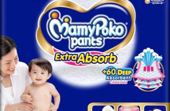 MamyPoko Pants Extra Absorb Baby Diapers, Large (L size) | 9-14 kg | 64 Count |Deep Sleep Diapers| Soft gentle fit |Deep Absorbent Crisscross | skin friendly with coconut oil |