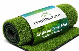 Homitecture 25 MM High Density Artificial Grass Carpet Mat for Balcony Multipurpose Entryway Floor Doormat for Lawn Garden Terrace & Office (37 X 57 Cm, Pack of 1)