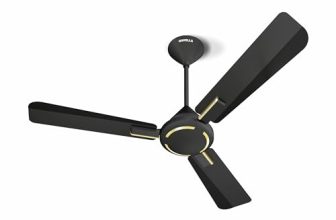 Havells 1200mm Ambrose Energy Saving High Speed Ceiling Fan|Premium Finish, Deco.Fan, Elegant Looks, High Air Delivery, 100% Pure Copper Motor|2 Yr Warranty by Brand | (Pack of 1, Midnight)