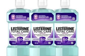 Listerine Total Care Sensitive Soothing Taste 250ml (Pack of 3)