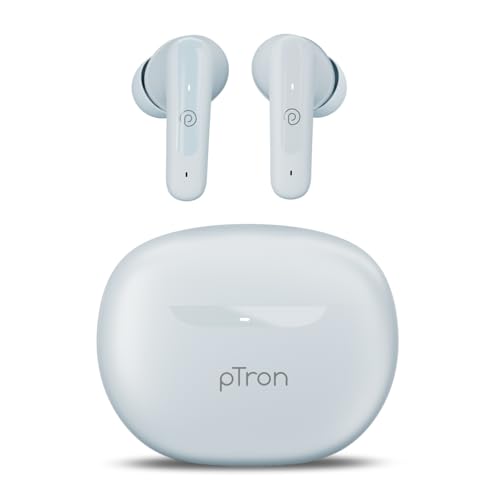 GOBOULT Z40 Pro with 100H Playtime, Zen Quad Mic ENC, 45ms Low Latency Gaming, Premium Rubber Grip Case, 13mm Bass Drivers, Bluetooth 5.3, TWS Truly Wireless in Ear Earbuds (Jungle)