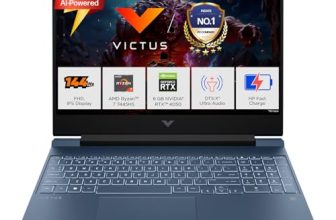 HP Victus, AMD Ryzen 7 7445HS, 6GB RTX 4050, 16GB DDR5(Upgradeable) 512GB SSD, 144Hz, IPS, 300nits, FHD, 15.6”/39.6cm, Win11, M365* Office24, Blue, 2.29kg, fb3130AX, Backlit, DTS Audio, Gaming Laptop