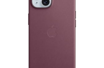 Apple iPhone 15 FineWoven Case with MagSafe – Mulberry ​​​​​​​