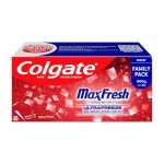 Colgate MaxFresh Toothpaste, Spicy Fresh Red Gel paste with Menthol for Super Fresh Breath, 600gm, Saver Pack