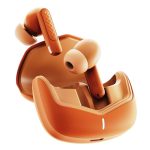 GOBOULT Z40 V2.0 with 70H Playtime, Quad Mic ENC, 45ms Low Latency, 13mm Bass, Legacy Continues, IPX5, Bluetooth 5.4, TWS Truly Wireless in Ear Earbuds (Arctic Blue) (Solar Orange)