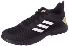 Adidas Men Mesh Racard M Running Shoe CBLACK/FTWWHT/HALGOL (UK-11)