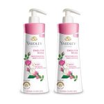 Yardley London English Rose Moisturizing Hand and Body Lotion with germ shield, 350ml+50ml Extra=400ml (Pack of 2)
