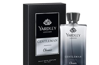 Yardley London Gentleman Classic Liquid Perfume Spray, Fresh Woody Fougère Notes, Masculine Fragrance, Perfume For Men, 100ml