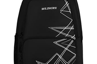 WildHorn Laptop Backpack for Men/Women I 34 L Capacity I Waterproof I Fits upto 15.6 inch Laptop (03BLACK)