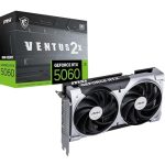 MSI GeForce RTX 5060 8G Ventus 2X OC Graphic Card – NVIDIA GeForce RTX 5060 GPU, 8GB GDDR7 128-bit Memory, 28 Gbps, PCI Express Gen 5 x16 Interface, Upto 2527 MHz, TORX Fan 5.0