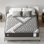 Springwel OrthoAlign Bonded Foam 6 Inch Firm Mattress | 15 Yrs Warranty | Orthopedic – Back Pain & Spine Support | Breathable & Anti Microbial Bamboo Charcoal Fabric | Queen Size (78X60X6) Inches