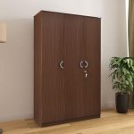 Nilkamal Massif 3 Door Wardrobe Without Mirror | Engineered Wood Almirah | with 8 Shelves & 1 Rod | 1 Year Warranty | Legno Oak