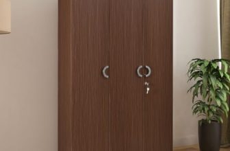 Nilkamal Massif 3 Door Wardrobe Without Mirror | Engineered Wood Almirah | with 8 Shelves & 1 Rod | 1 Year Warranty | Legno Oak