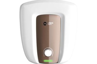 Orient Electric Aquator Edge Geyser|10L Storage Water Heater| Faster Heating with Whirlflow Technology| Ultra Diamond Glassline Tank | BEE 5-star rated | High Rise Compatible |5 years tank warranty