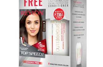 REVLON Top Speed Hair Color For Woman – Brownish Black 68 (with Outrageous Conditioner 190 ml), (3S10978E16463668)