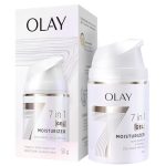 Olay 7in1 Ultra-light Gel Moisturizer | Niacinamide, Vitamin C, Collagen Peptides | Fights 7 Issues for Smooth & Glowing Skin | Normal to Oily Skin | Dermatologically Tested | Non Comedogenic | 50g