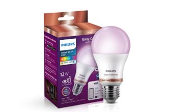 Philips Wiz Wi-Fi Enabled E27 12-Watt LED Smart Bulb, Compatible with Amazon Alexa and Google Assistant(16M Colours +Shades of White + Dimmable + Tunable), Pack of 1