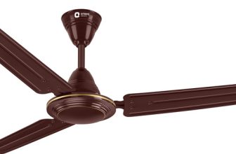 Orient Electric Ujala Air | Rust Resistant | Heavy Motor | BEE-1 Star Rated | Superior Air Flow with 2 Year Warranty Energy Saving 1200 mm Ceiling Fan(1 Star | Brown | Pack of 1)