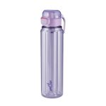 MILTON Aston 700 BPA & BPS-Free Water Bottle 700 ml| Food-Grade Plastic | One-Click Open | Leak-Proof | Sip & Gulp Lid I Ideal for Office, School, College, Gym, Purple